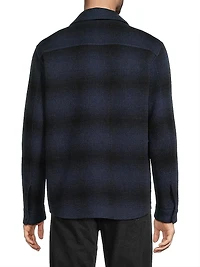 Plaid Splittable Shirt Jacket