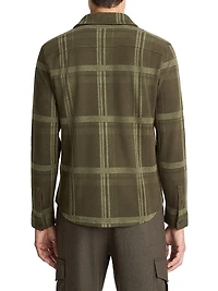 Checked Cotton-Blend Shirt