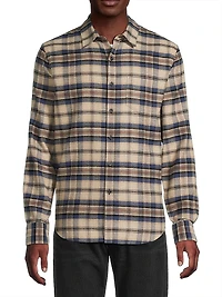 Hasley Plaid Button-Front Shirt
