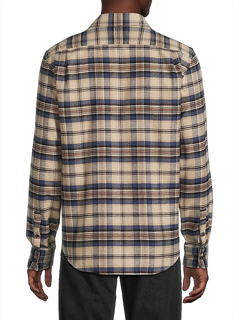 Hasley Plaid Button-Front Shirt