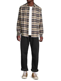 Hasley Plaid Button-Front Shirt