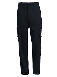 Cotton-Blend Cargo Pants