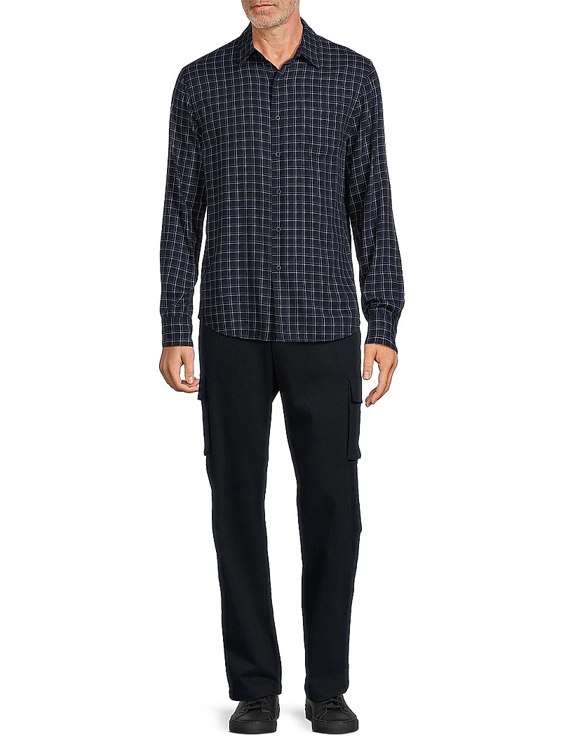 Cotton-Blend Cargo Pants