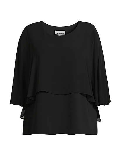 Georgette Capelet Top
