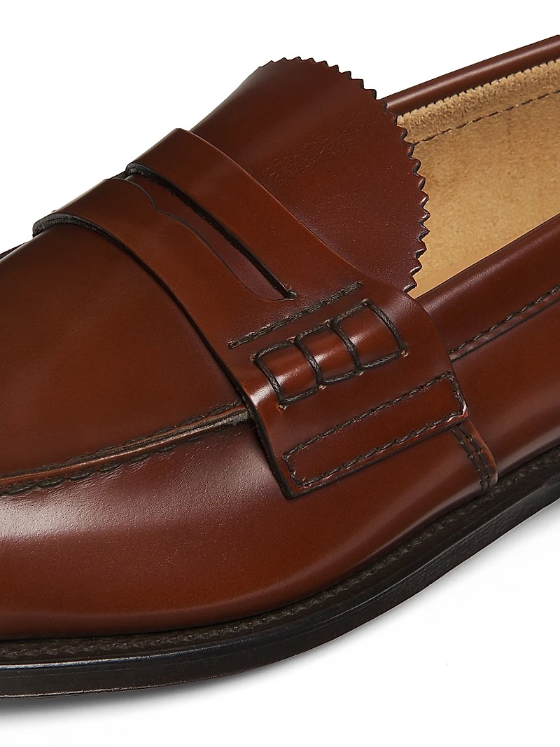 Pembrey Leather Penny Loafers