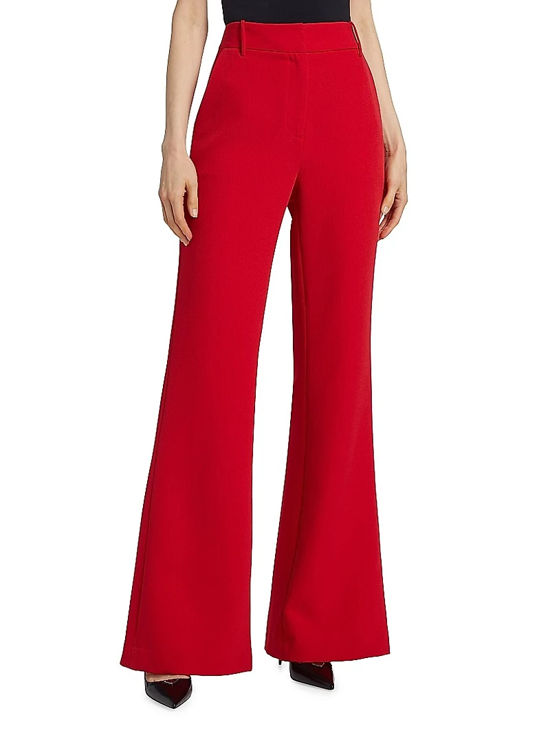 Gaia Flared High-Rise Pants