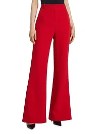 Gaia Flared High-Rise Pants