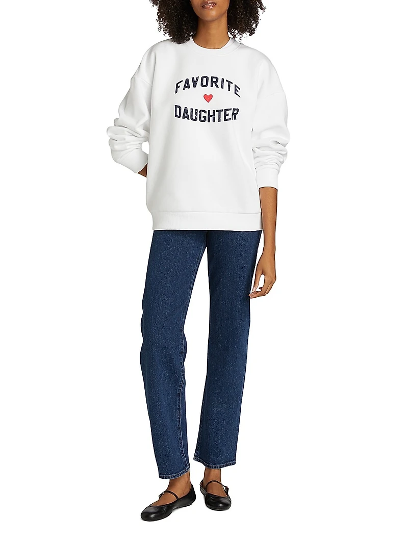 Favorite Daughter Heart Logo Sweatshirt