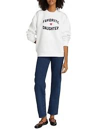 Favorite Daughter Heart Logo Sweatshirt