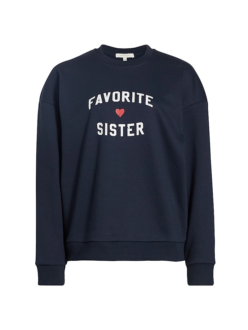 Favorite Sister Heart Logo Sweatshirt