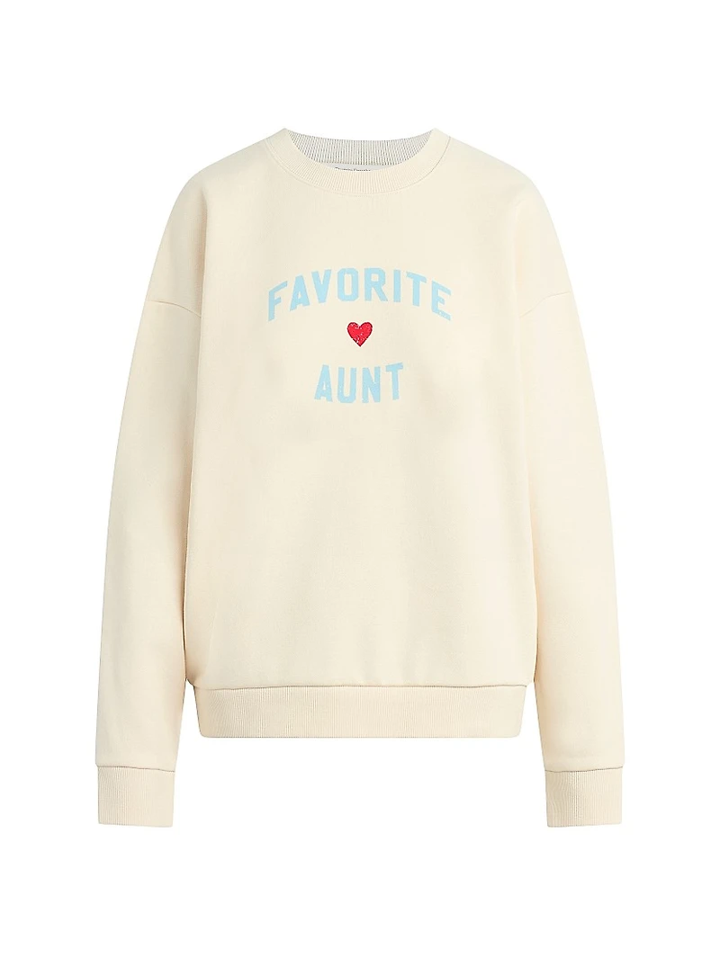 Favorite Aunt Heart Logo Sweatshirt