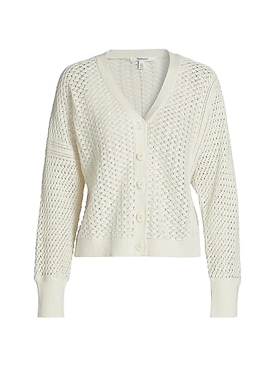 Audrey Cotton V-Neck Cardigan