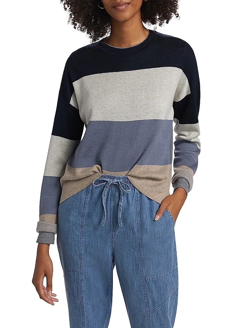 Georgie Striped Crewneck Sweater