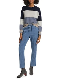 Georgie Striped Crewneck Sweater