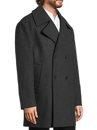 Oversized Wool Peacoat
