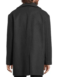 Oversized Wool Peacoat