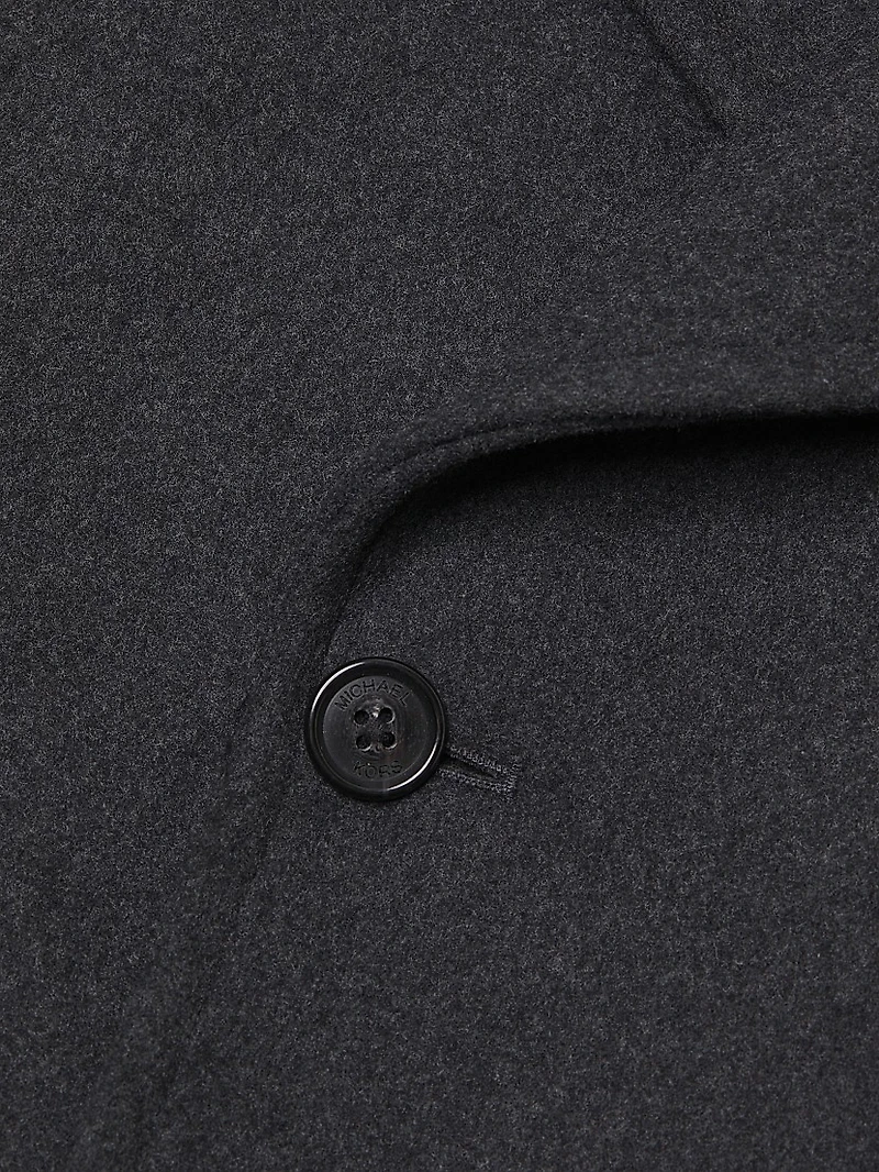 Oversized Wool Peacoat