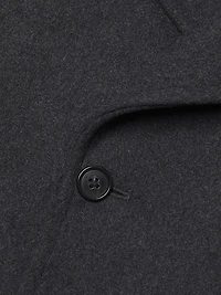 Oversized Wool Peacoat