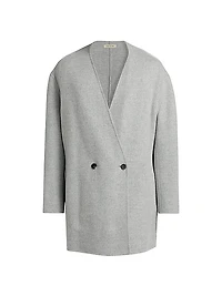 Relaxed Lapelless Blazer