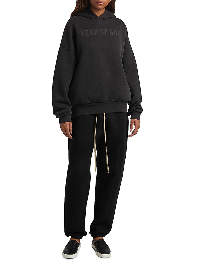 Logo Overlapped Hoodie