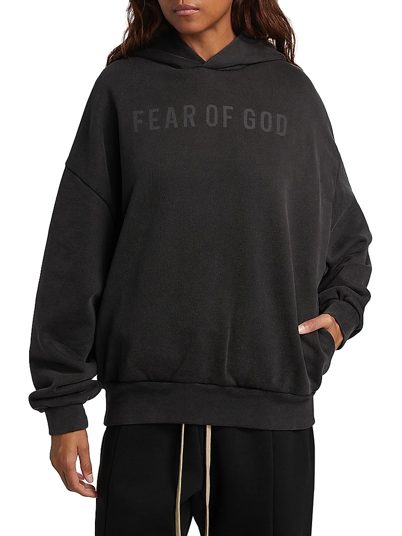 Logo Overlapped Hoodie
