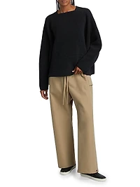 Ottoman Straight Neck Sweater