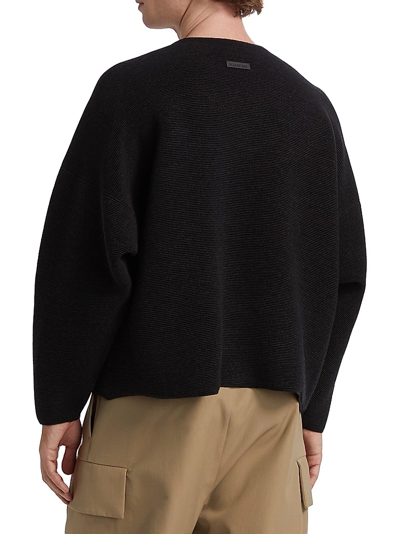 Ottoman Straight Neck Sweater