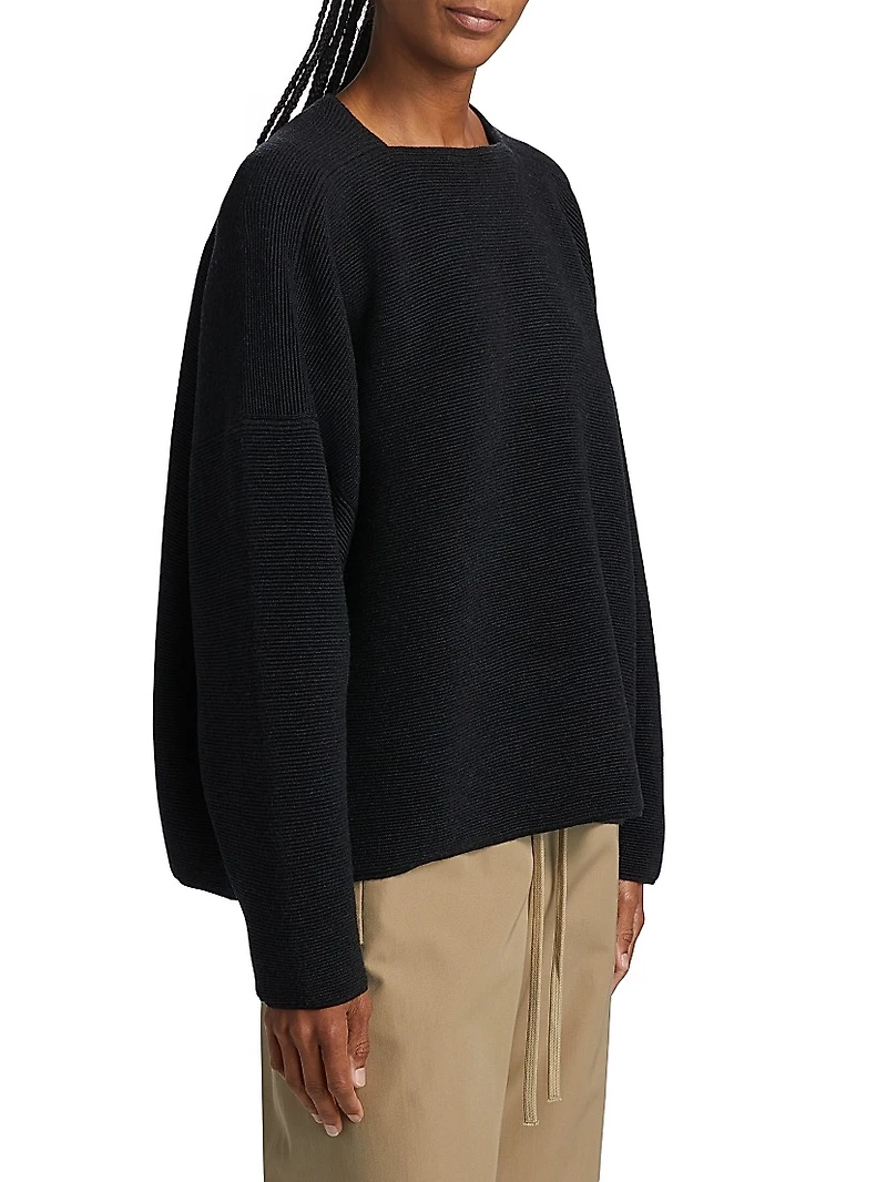 Ottoman Straight Neck Sweater