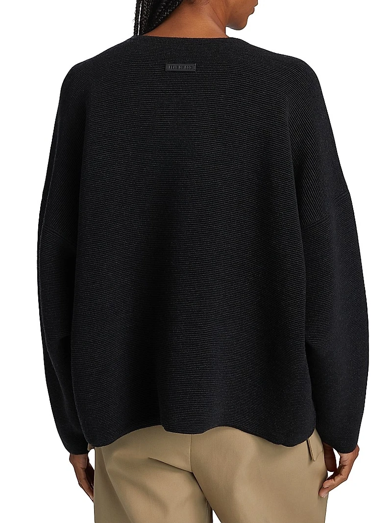 Ottoman Straight Neck Sweater
