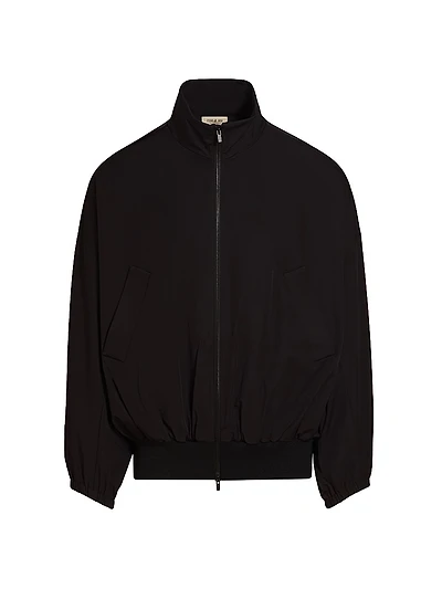 High Neck Vented Track Jacket
