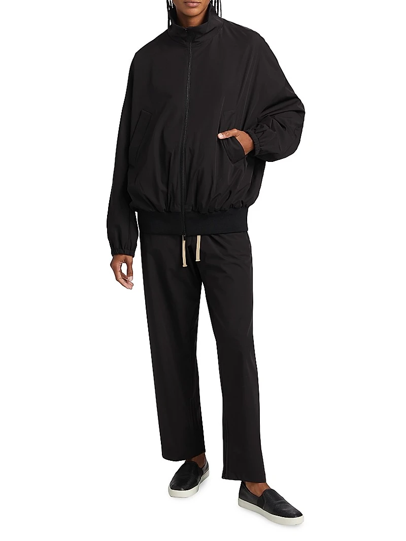 High Neck Vented Track Jacket