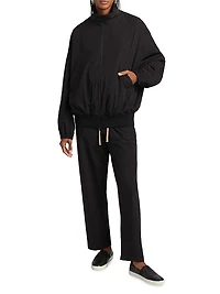 High Neck Vented Track Jacket