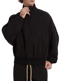 High Neck Vented Track Jacket