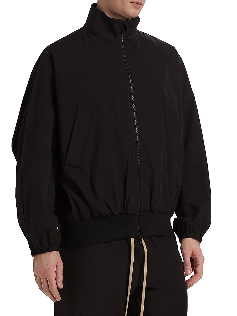 High Neck Vented Track Jacket