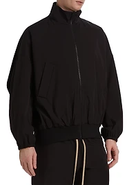 High Neck Vented Track Jacket