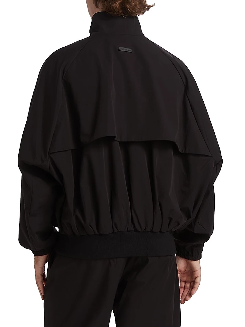 High Neck Vented Track Jacket