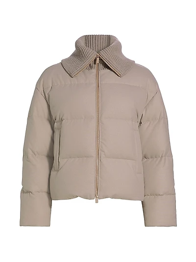 Giano Quilted Down Puffer Jacket
