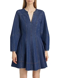 Vray Denim Minidress