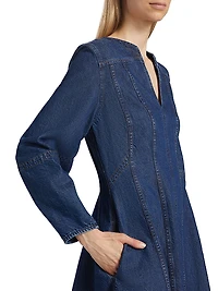 Vray Denim Minidress