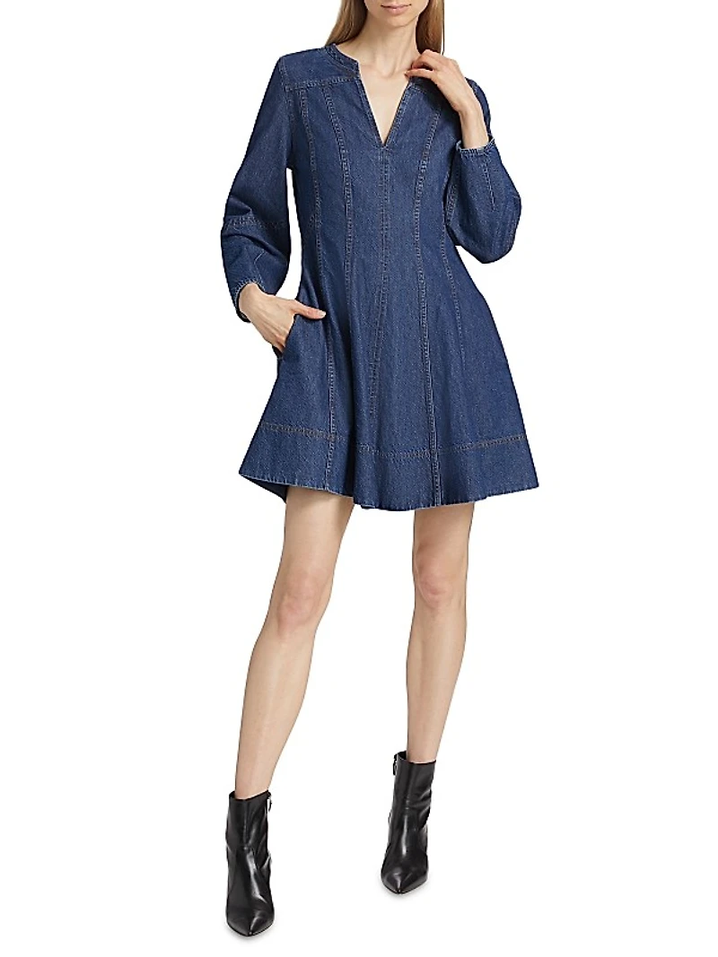 Vray Denim Minidress