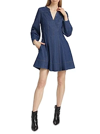 Vray Denim Minidress