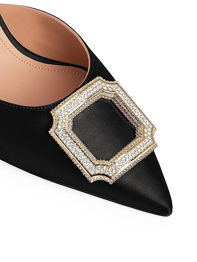 Mona 70MM Satin Mules