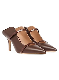 Maureen 70MM Leather Mules