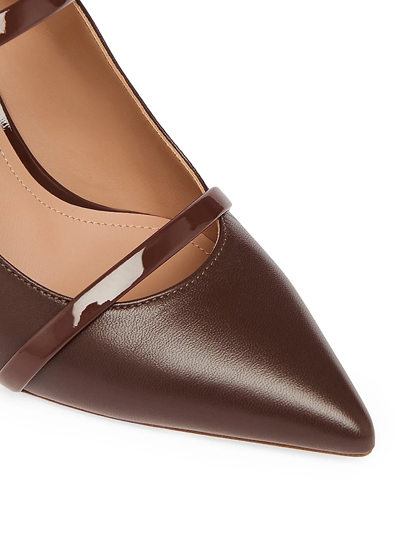 Maureen 70MM Leather Mules