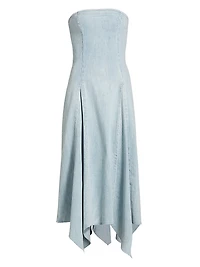 Eliana Strapless Denim Dress