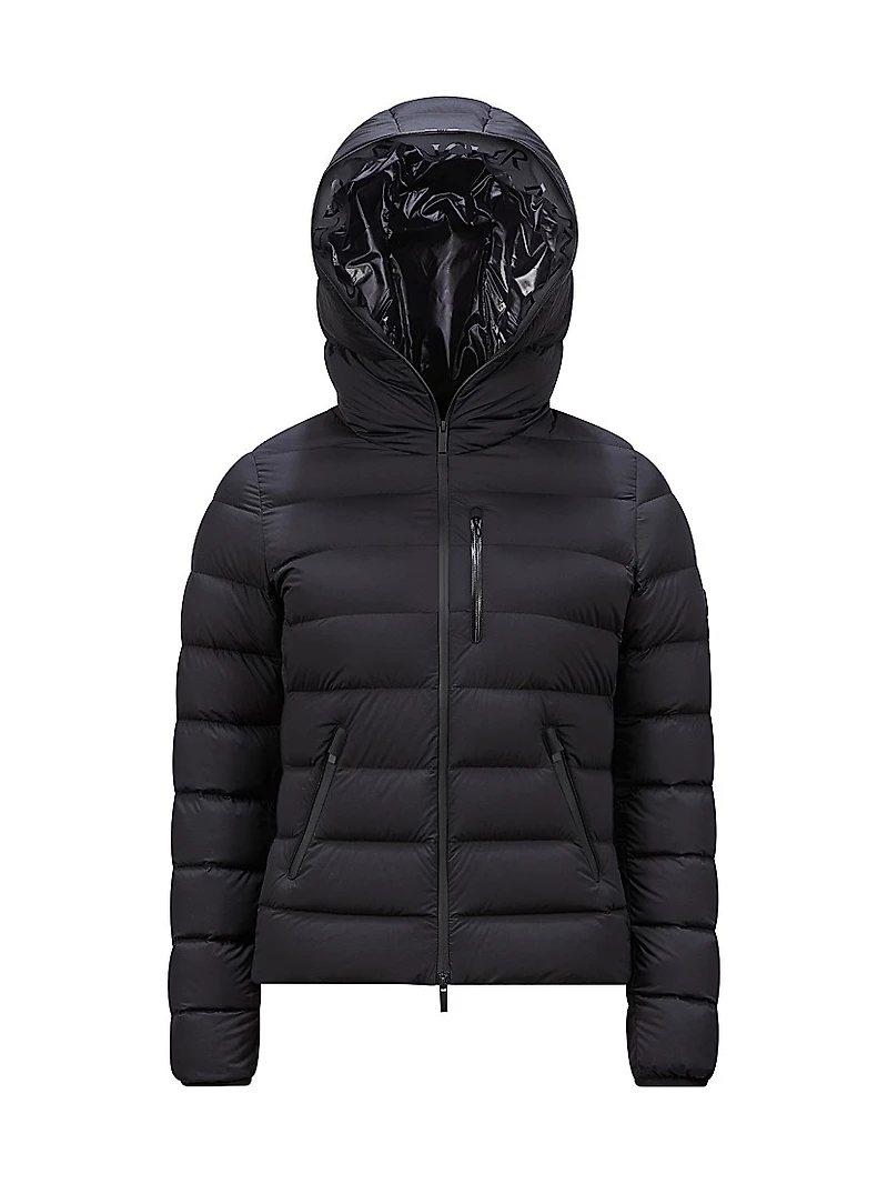 Herbe Hooded Short Down Jacket