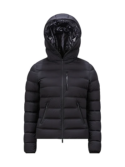 Herbe Hooded Short Down Jacket