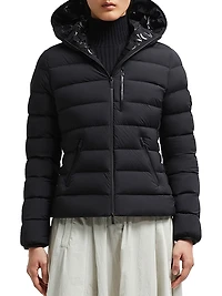Herbe Hooded Short Down Jacket