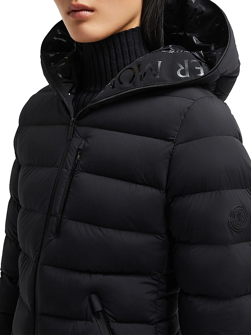 Herbe Hooded Short Down Jacket