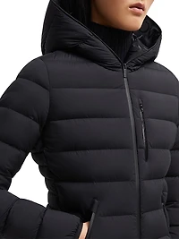 Herbe Hooded Short Down Jacket